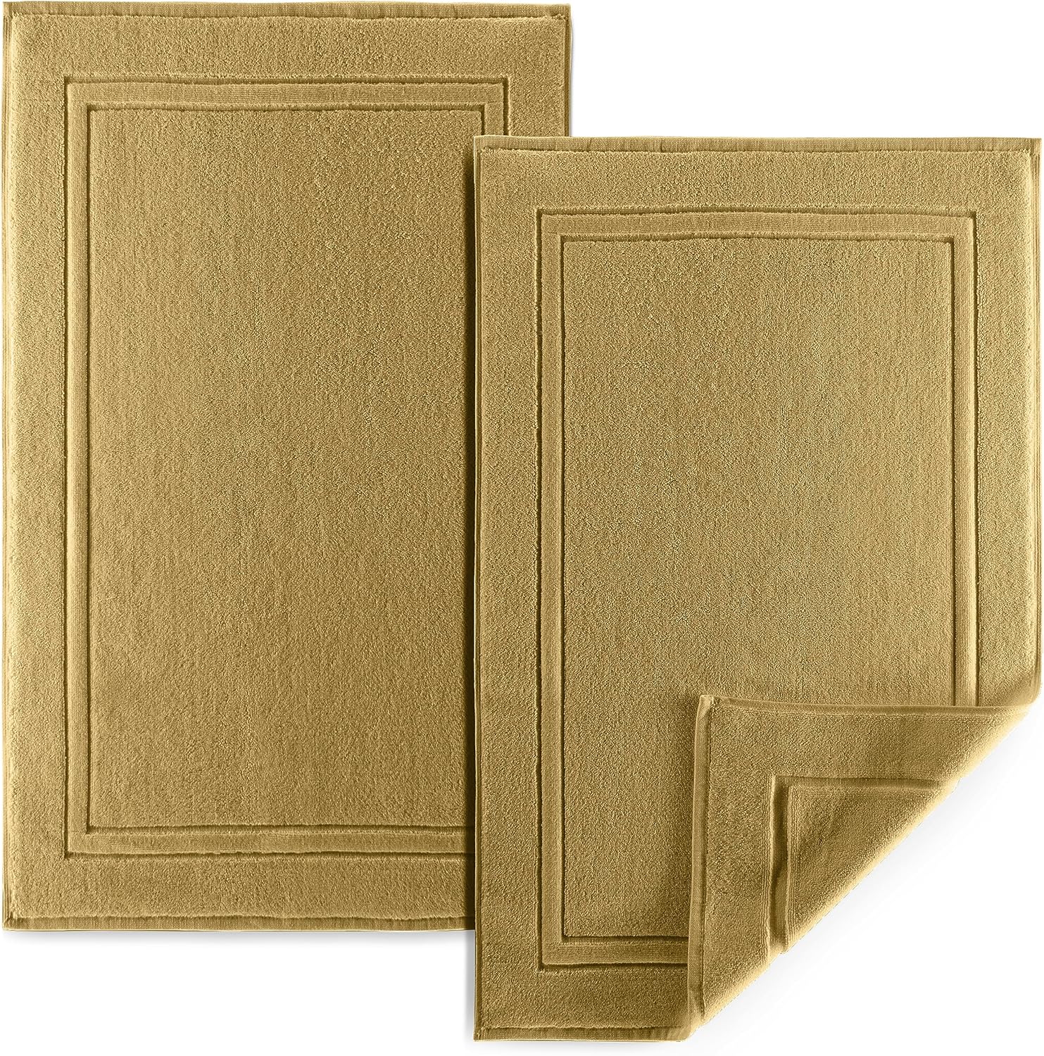 ALIBI Bath Mat Set 2 Pack Luxury Cotton Towel